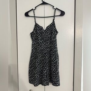 Elegant Black and White Romper